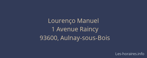 Lourenço Manuel