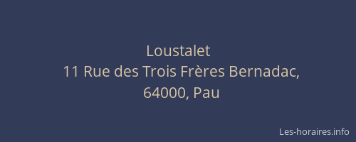 Loustalet