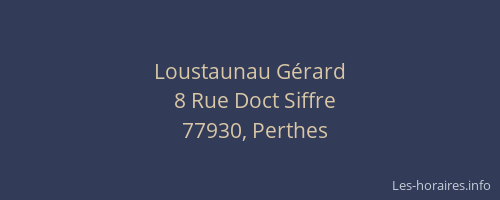 Loustaunau Gérard
