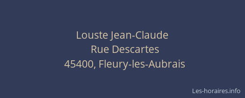 Louste Jean-Claude