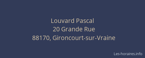 Louvard Pascal