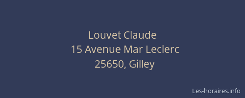 Louvet Claude