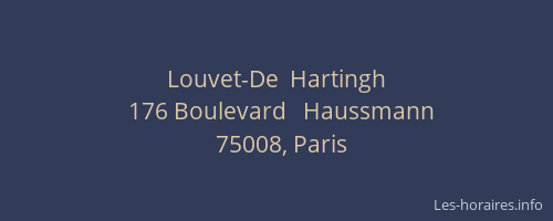 Louvet-De  Hartingh