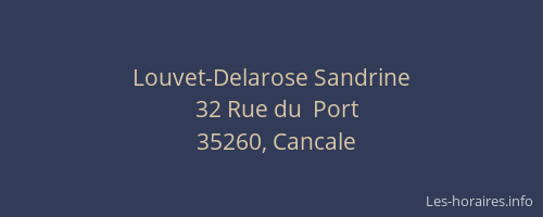Louvet-Delarose Sandrine