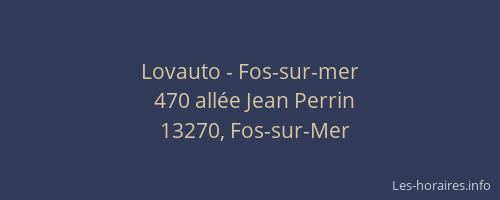 Lovauto - Fos-sur-mer