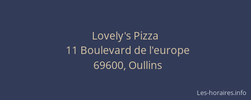 Lovely's Pizza