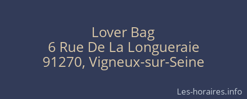 Lover Bag