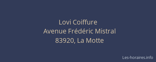 Lovi Coiffure