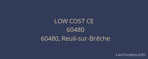 LOW COST CE