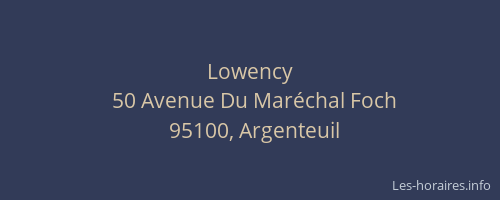 Lowency