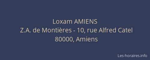 Loxam AMIENS