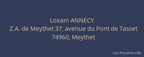 Loxam ANNECY