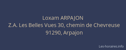 Loxam ARPAJON