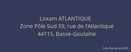 Loxam ATLANTIQUE