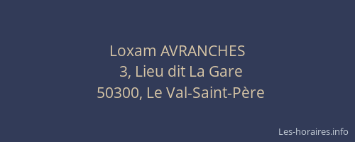 Loxam AVRANCHES