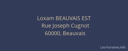 Loxam BEAUVAIS EST