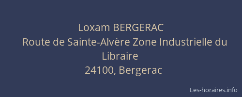 Loxam BERGERAC