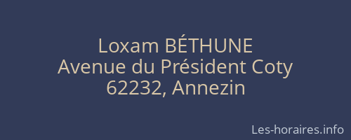 Loxam BÉTHUNE