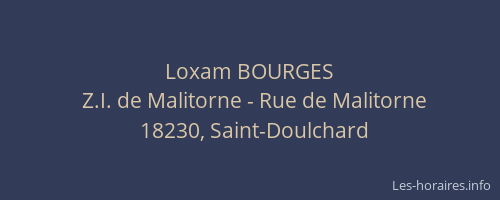 Loxam BOURGES
