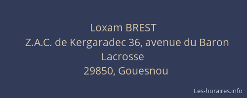 Loxam BREST