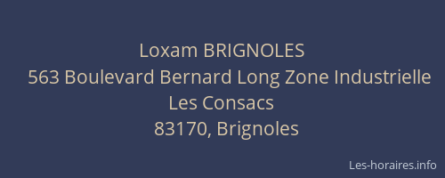 Loxam BRIGNOLES