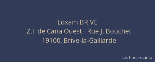 Loxam BRIVE