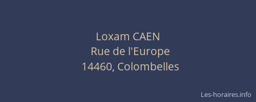 Loxam CAEN