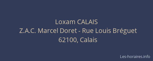 Loxam CALAIS