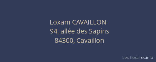 Loxam CAVAILLON