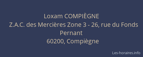Loxam COMPIÈGNE