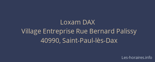 Loxam DAX
