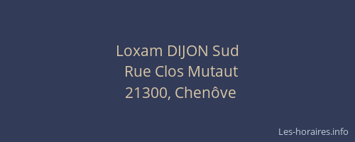 Loxam DIJON Sud