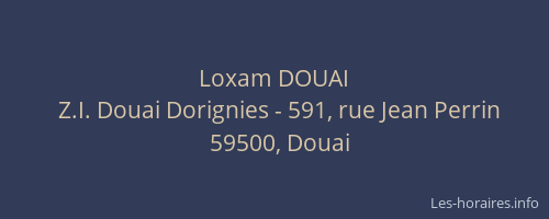 Loxam DOUAI