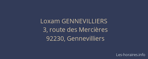 Loxam GENNEVILLIERS