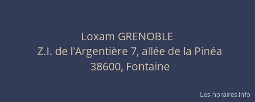 Loxam GRENOBLE