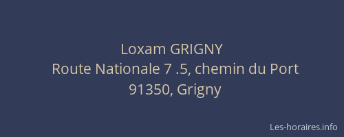 Loxam GRIGNY