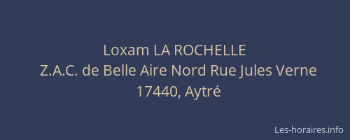 Loxam LA ROCHELLE