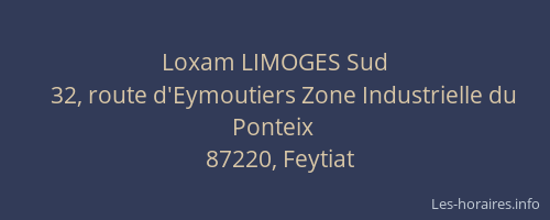 Loxam LIMOGES Sud