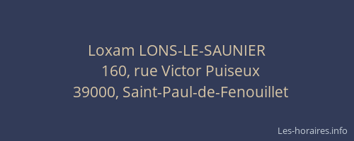 Loxam LONS-LE-SAUNIER