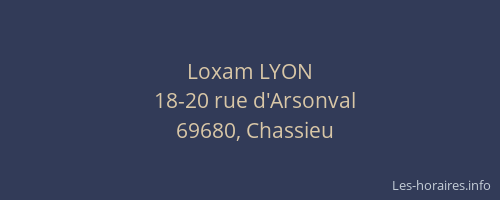 Loxam LYON