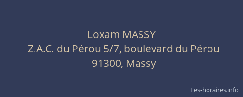Loxam MASSY
