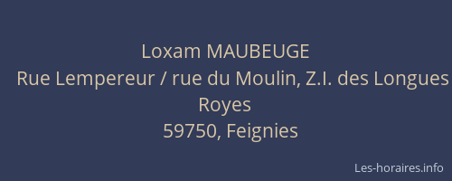 Loxam MAUBEUGE