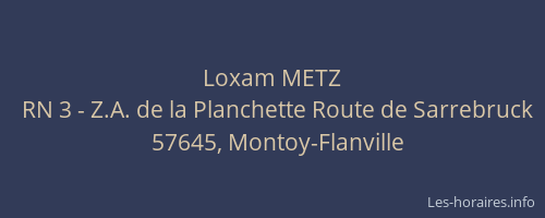 Loxam METZ