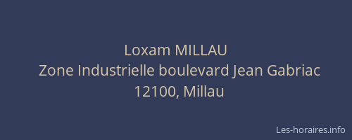 Loxam MILLAU