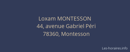 Loxam MONTESSON