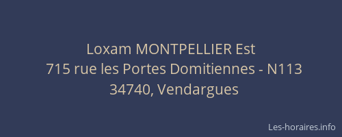 Loxam MONTPELLIER Est
