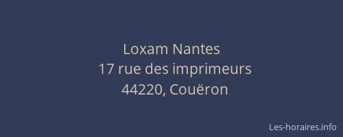 Loxam Nantes