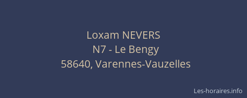Loxam NEVERS
