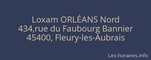 Loxam ORLÉANS Nord