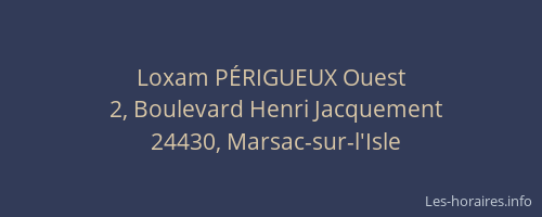 Loxam P&Eacute;RIGUEUX Ouest